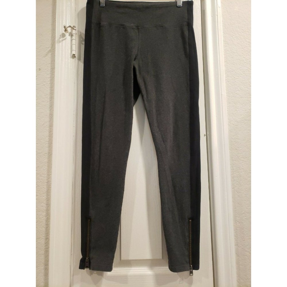 Express Columnist Pants w/ Black Pinstripe Flat Waist Medium/High Rise Slim Fit